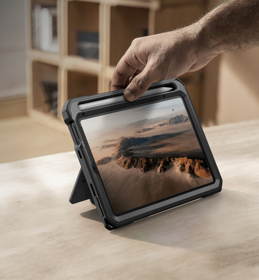Dexnor 360° pouzdro s popruhem a držákem stylusu pro iPad mini 8,3" 2021 (6. generace) / iPad mini 8,3" 2024 (7. generace)
