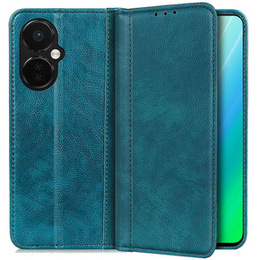 Pouzdro pro OnePlus Nord CE 3 Lite, Wallet Litchi Leather, zelené