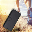 Klopové pouzdro pro Xiaomi Redmi Note 12 4G, Wallet Smart Magnet, černé
