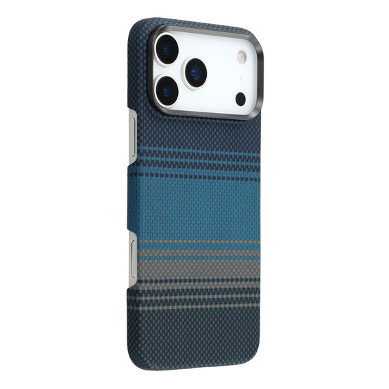 Pouzdro pro iPhone 17 Pro, Aramid Fiber, pro MagSafe, tenké a lehké, modré
