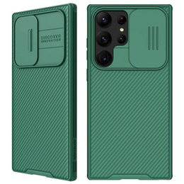 Pouzdro pro Samsung Galaxy S23 Ultra, obrněné Nillkin, CamShield Pro, zelené