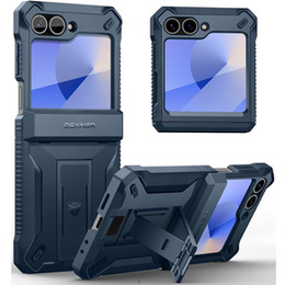 Pancéřové pouzdro pro Samsung Galaxy Z Flip7 FE / Z Flip6, Dexnor Clip Holder, námořnicky modré