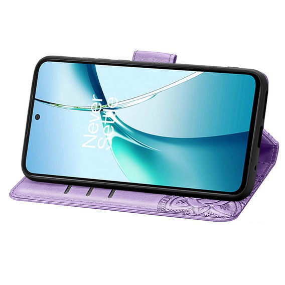 Klopové pouzdro pro Xiaomi Redmi Note 14 4G, Butterfly, fialové
