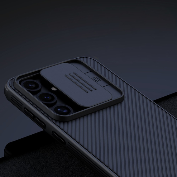 Pouzdro pro Samsung Galaxy S24 FE, obrněné Nillkin, CamShield Pro, černé