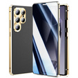 Pouzdro pro Samsung Galaxy S25 Ultra, Privacy Dual Glass, zlaté