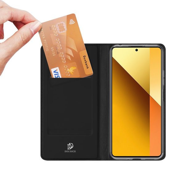 Pouzdro Dux Ducis pro Xiaomi Redmi Note 13 5G, Skinpro, černé