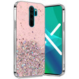 Pouzdro pro Xiaomi Redmi Note 8 Pro, Glittery, růžové