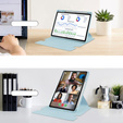 Pouzdro s klávesnicí pro Lenovo Tab M11, Rotary 360° Leather, světle modré