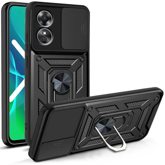 Pouzdro pro Oppo A17, CamShield Slide, černé