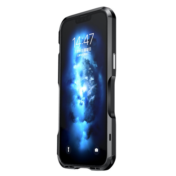 Pouzdro LUPHIE pro iPhone 14 Plus, Armor Bumper, černé