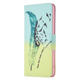 Klopové pouzdro pro Realme C55, Wallet, feather, modré
