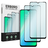 2x tvrzené sklo pro Oppo A78 5G, ERBORD 3D pro celý displej