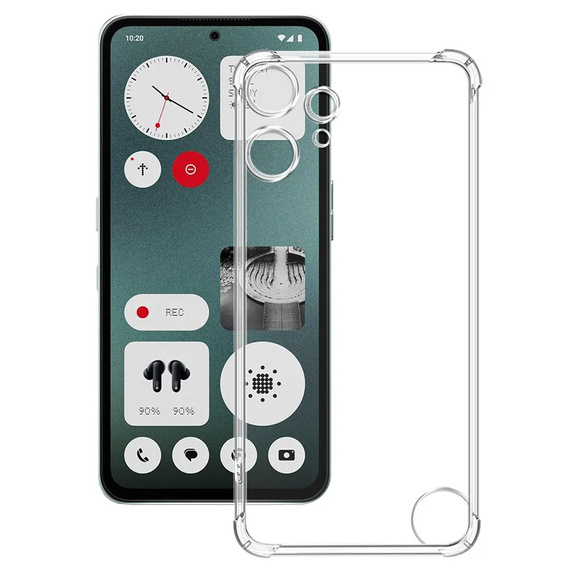 Pouzdro pro CMF Nothing Phone 2 Pro, Dropproof, průhledné