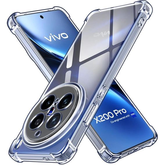 Pouzdro pro Vivo X200 Pro 5G, Dropproof, průhledné