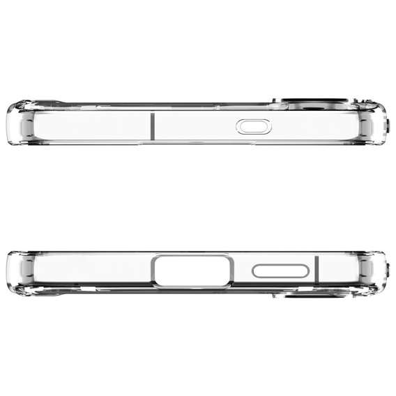 Spigen Ultra Hybrid MagSafe pouzdro pro Samsung Galaxy S25 Ultra, čiré / bílé