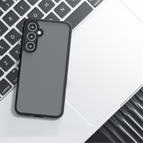 Pouzdro pro Samsung Galaxy A55 5G, Fusion Hybrid, s ochranou fotoaparátu, transparentní / černé