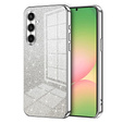 Pouzdro Glitter Case CamShield pro Samsung Galaxy A57 5G, stříbrné