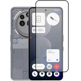 3D tvrzené sklo pro Nothing Phone 3A Pro, černý rámeček