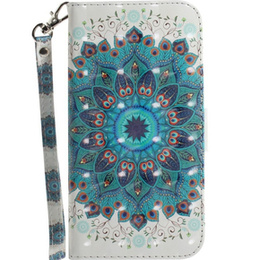 Klopové pouzdro pro Motorola Moto G9 Play/E7 Plus, Wallet, Mandala Flower