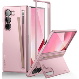 Pouzdro pro Samsung Galaxy Z Fold 6, Suritch Full Body, růžové