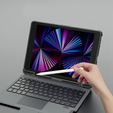 Pouzdro + klávesnice iPad 7/8/9 10.2 2019 / 2020 / 2021, NILLKIN Bumper Pen Slot, černé