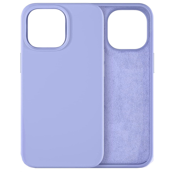 Pouzdro pro iPhone 14 Pro Max, Silicone Lite, fialové