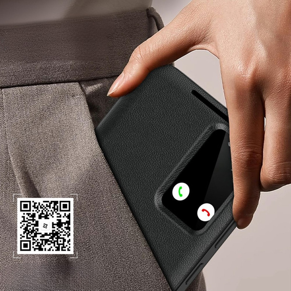 Flipové pouzdro pro Samsung Galaxy A56 5G, Smart View Wallet, černé