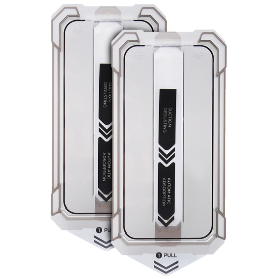 2x tvrzené sklo pro iPhone 16e / 14 / 13 / 13 Pro, ERBORD Easy App Full Screen Protector