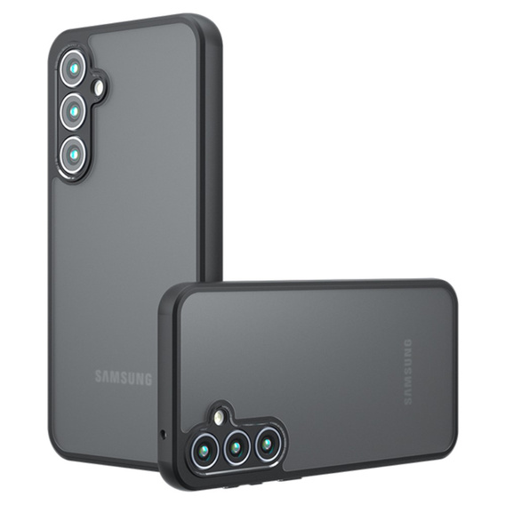 Pouzdro pro Samsung Galaxy A55 5G, Fusion Hybrid, s ochranou fotoaparátu, transparentní / černé