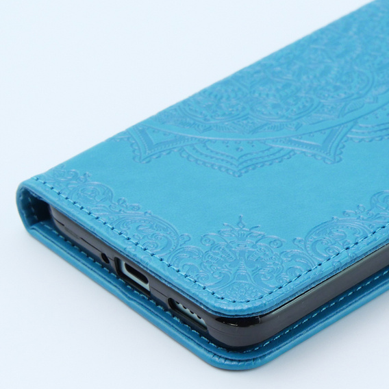 Klopové pouzdro pro Xiaomi 13T / 13T Pro, Mandala, modré