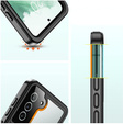 Vodotěsné pouzdro IP68 pro Samsung Galaxy S22+ Plus, Redpepper Dot+, černé
