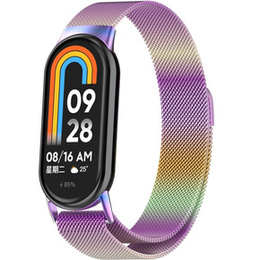 Milánský náramek s pouzdrem pro Xiaomi Smart Band 10 / 9 / 8, vícebarevné