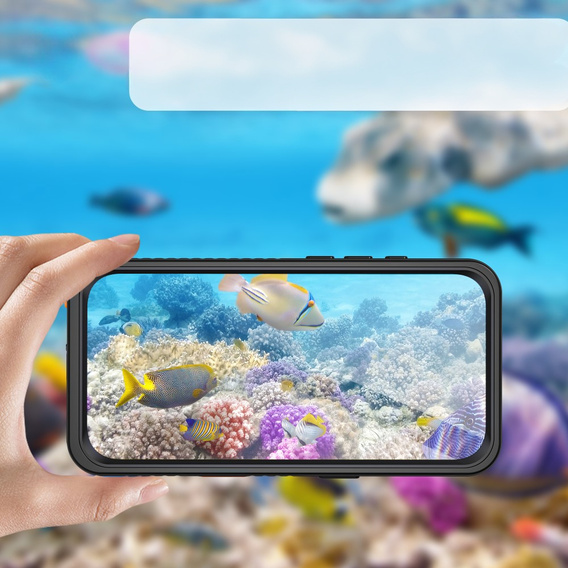 Vodotěsné pouzdro IP68 pro iPhone 16 Pro, černé