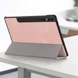 Pouzdro pro Samsung Galaxy Tab S9 FE+ Plus, Smartcase s prostorem pro stylus, růžové rose gold