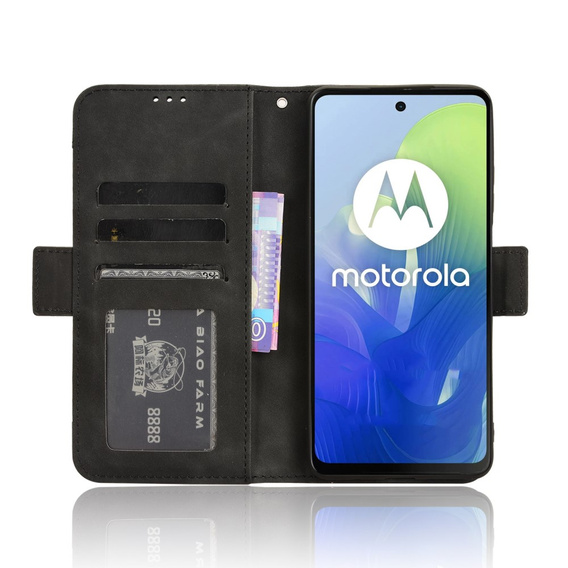 Klopové pouzdro pro Motorola Moto E14, Card Slot, černé