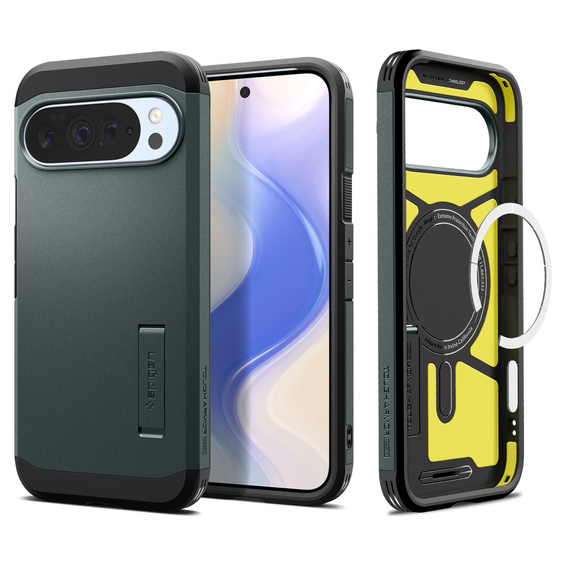 Pouzdro Spigen Tough Armor MagSafe pro Google Pixel 10 Pro XL, Abyss Green
