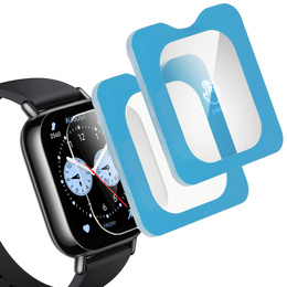 2x Tvrzené sklo s montážním rámečkem ERBORD pro Xiaomi Redmi Watch 5 Lite