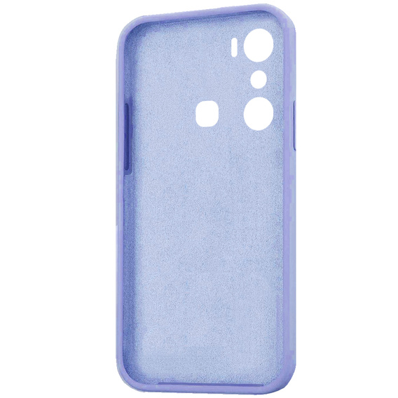 Pouzdro pro Infinix Hot 20i, Silicone Lite, fialové