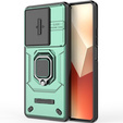 Pouzdro pro Xiaomi Redmi Note 13 5G, KickStand Camera Lens, zelené
