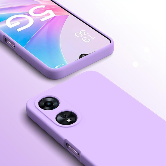 Pouzdro pro Oppo A38 4G / Oppo A18 4G, Silicone Lite, fialové