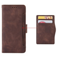 Klopové pouzdro pro TCL 40 NxtPaper, Card Slot, hnědé