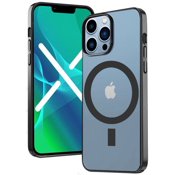 Pouzdro pro iPhone 13 Pro Max, ERBORD Hybrid MagSafe Case, modré