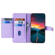 Klopové pouzdro pro Realme 12 Pro 5G / 12 Pro+ 5G, Wallet Zipper Pocket, fialové