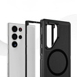 Pouzdro s rámečkem pro Samsung Galaxy S24 Ultra, pro MagSafe, černé