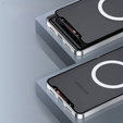 Ochranné pouzdro na fotoaparát pro Samsung Galaxy S20 FE, CamShield MagSafe, průhledná / stříbrná