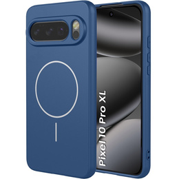 Silikonové pouzdro pro Google Pixel 10 Pro XL, pro MagSafe, modré