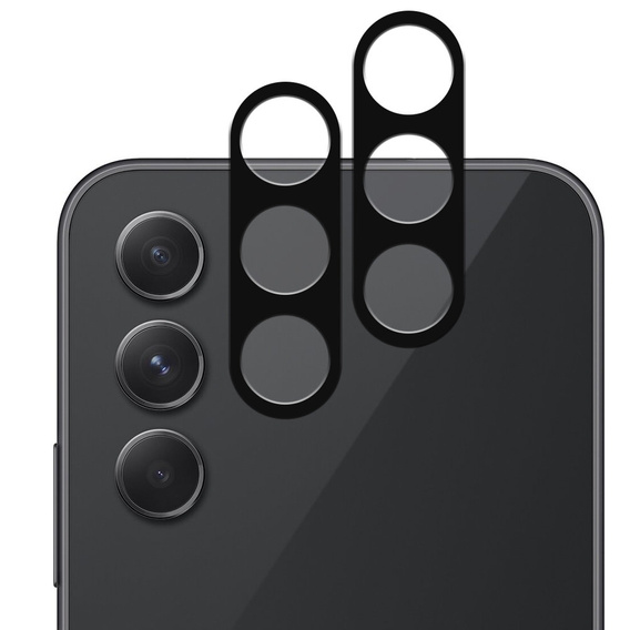 2x tvrzené sklo ERBORD pro kameru na Samsung Galaxy A54 5G, černé