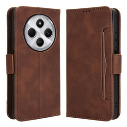 Klopové pouzdro pro Xiaomi Redmi 14C / Xiaomi Poco C75, Card Slot, hnědé