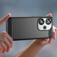 Pouzdro pro Xiaomi Redmi 13, Carbon, černé