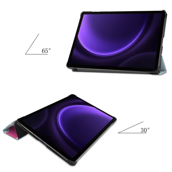 Pouzdro pro Samsung Galaxy Tab S10 Lite / S10 FE / S9 FE, s klopou, unicorn